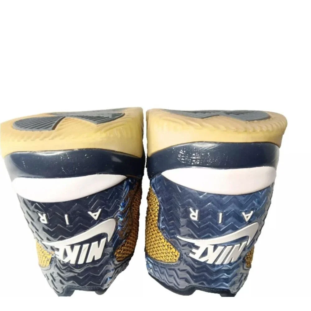 Jordan Spike Forty Sneakers Men's Size 11.5 Shoes Gold Leaf White Navy